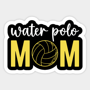 Water Polo Mom Application Mother's Day Water Polo Mother Sticker